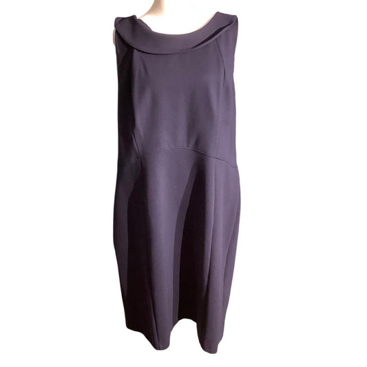 Lands’ End Women’s Sleeveless Sheath Dress Size 16W – Classic, Elegant, Workwear