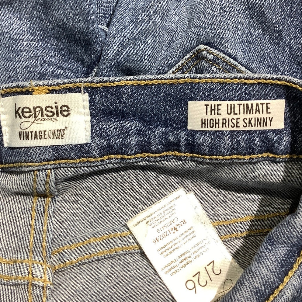 Kensie Jeans High Rise Skinny Jeans Women’s 2/26 — Distressed, Casual, Luxe