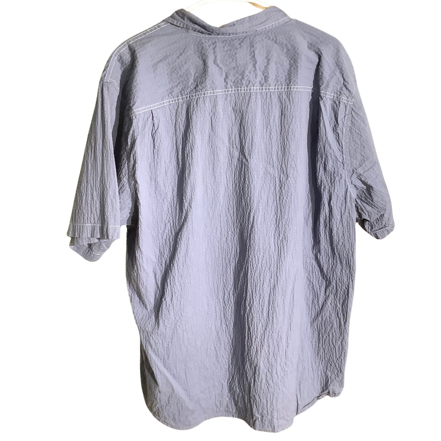 Tommy Bahama Crinkle Texture Button-Down Shirt Men’s XXL—Resort, Coastal, Casual