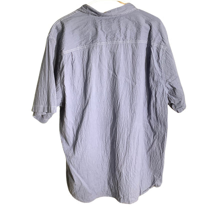 Tommy Bahama Crinkle Texture Button-Down Shirt Men’s XXL—Resort, Coastal, Casual