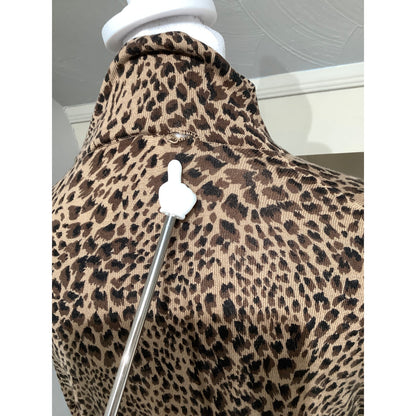 Talbots Women's Vintage XL Cheetah Print Turtleneck – Mobwife, Luxe, Statement