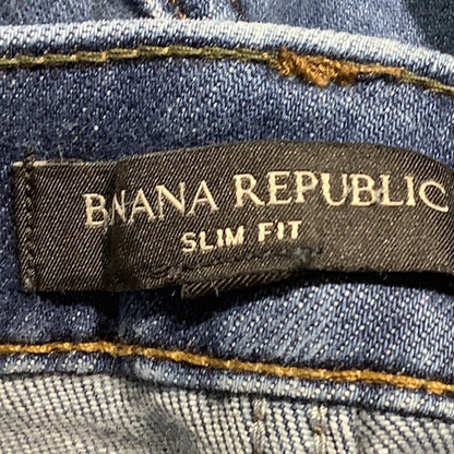 Banana Republic Denim Blue Jeans Men’s Size 33W 32L – Slim, Casual, Modern