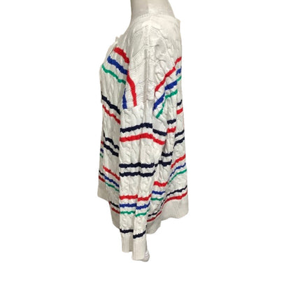 Lands' End Cable Knit Sweater Size 2X - Preppy, Cozy, Classic