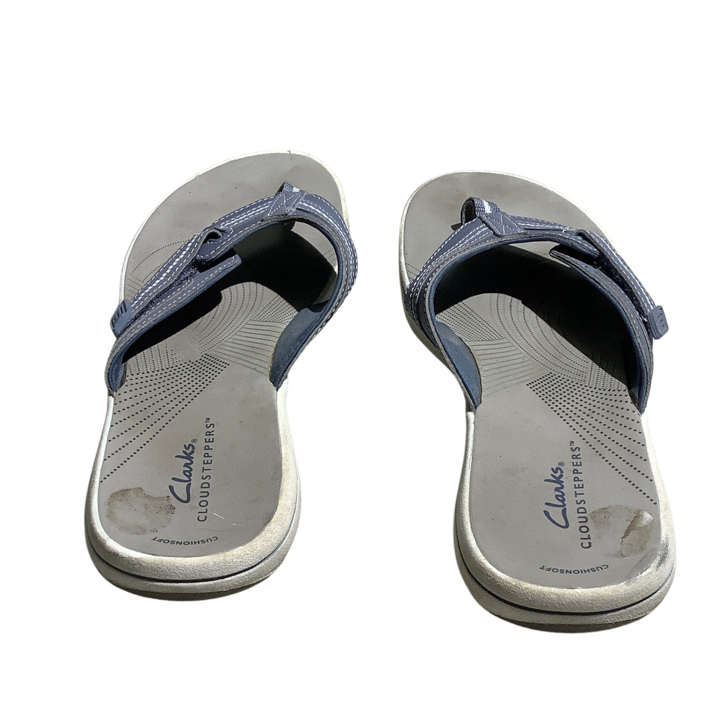 Clarks Cloudsteppers Brinkley Flip Flops Women’s 8 — Casual, Comfort, Summer