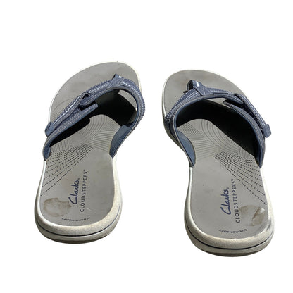 Clarks Cloudsteppers Brinkley Flip Flops Women’s 8 — Casual, Comfort, Summer