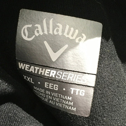 Callaway Black 1/4 Zip Pullover Size XXL - Golf, Athletic, Performance