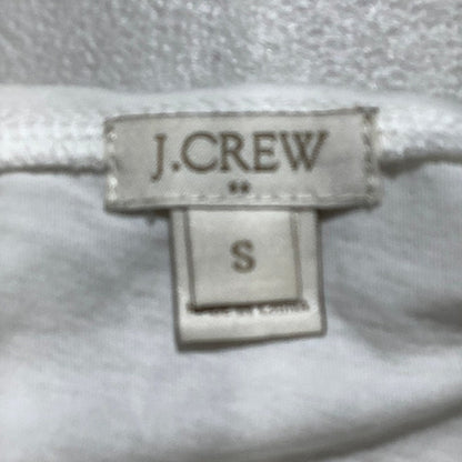 J.Crew White Lace Overlay Top Women’s Small – Elegant, Embroidered, 100% Cotton