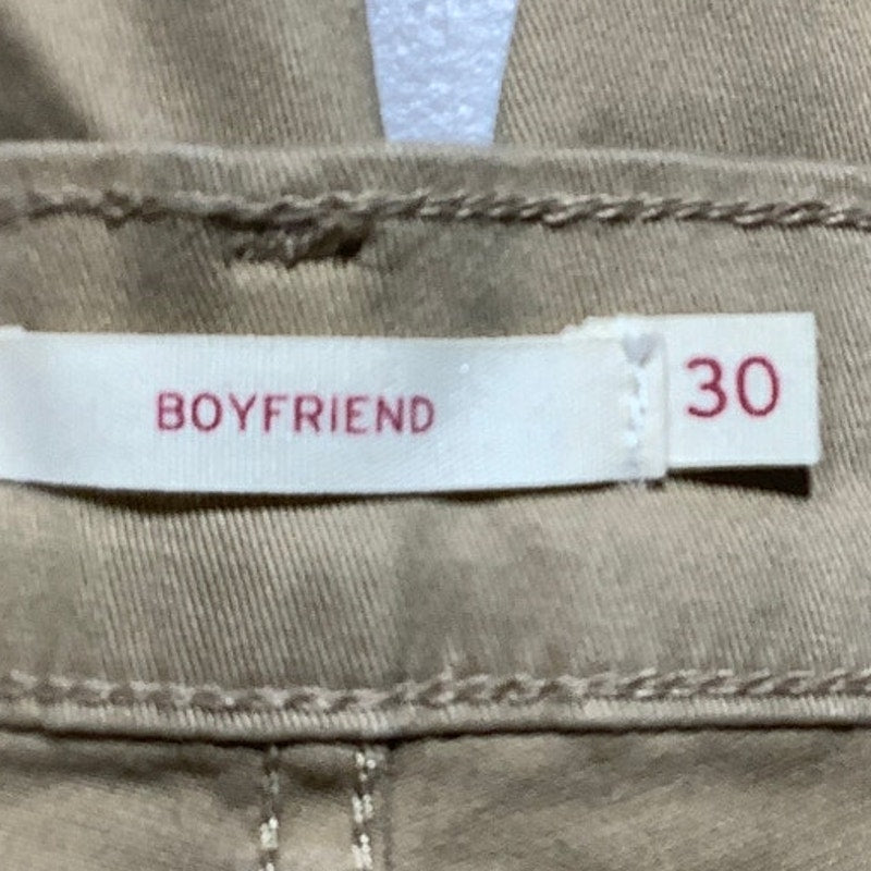 Levi's Boyfriend Pants Women's Size 30W x 27L Khaki — Casual, Classic, Everyday