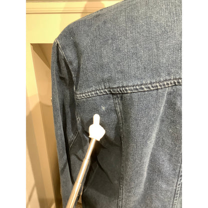 CHICO'S Denim Jacket Size 1 - Boho, Feminine, Casual Chic
