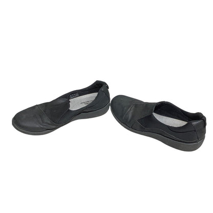 Clarks Sillian Paz Slip-On Shoes Black Women’s 8 — Comfort, Casual, Everyday