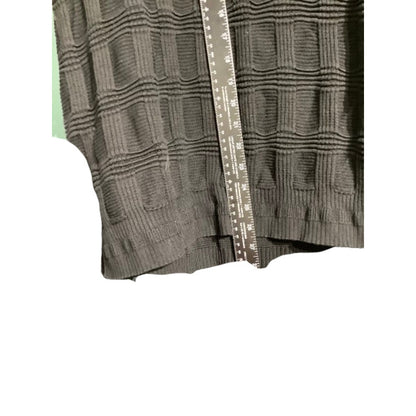 Pendleton Knit Tunic Sweater Women’s Size L Petite – Classic, Textured, Black