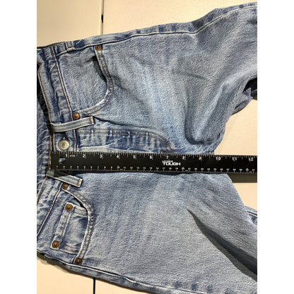 Levi’s 501 Light Wash Jeans Men 24W 30L — Distressed, Slim Fit, Casual