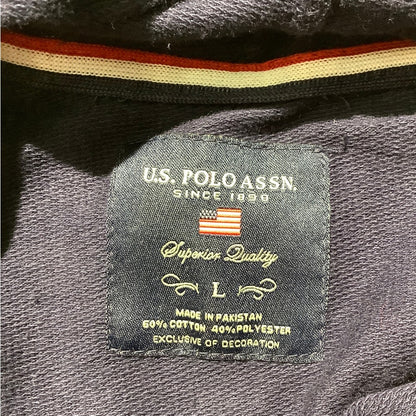 U.S. Polo Assn.  Hoodie Men’s Size Large — Pullover, Kangaroo Pocket, Casual