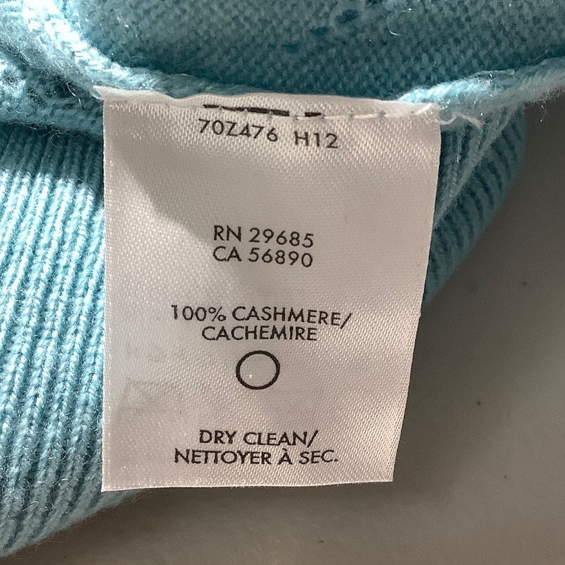 Pendleton Women’s Teal 100% Cashmere Sweater Size M – Luxe, Soft, Elegant