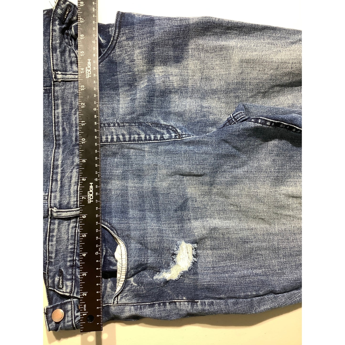 Refuge Dark Denim Overalls Women’s Size 14 – Distressed, Casual, Relaxed