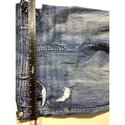Refuge Dark Denim Overalls Women’s Size 14 – Distressed, Casual, Relaxed