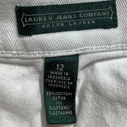 Lauren Ralph Lauren Women’s Jeans Size 12 — White, Denim, Cropped