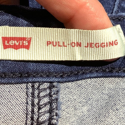 Levi’s Kids Dark Denim Pull-On Jeggings Size 12 — Stretch, Slim, Everyday