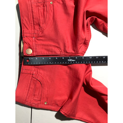 Democracy Red Skinny Jeans Women 6 — Ab Technology, Stretch, Modern