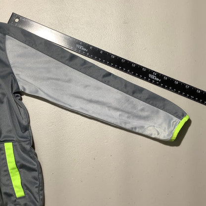 Nike Gray Full Zip Track Jacket Kids 5-6 (6M) — Athletic, Lightweight, Sport