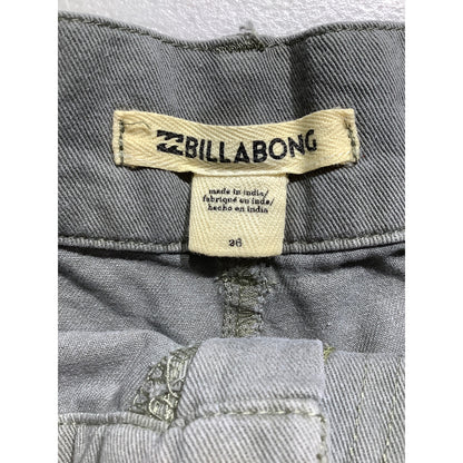 Billabong Cotton Shorts Women’s Size 26 – Casual, Rolled Hem, Olive