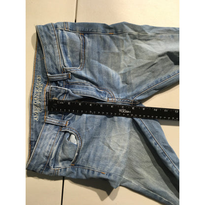 American Eagle Light Wash Jeggings Size 2 Long - Y2K, Casual, Stretch