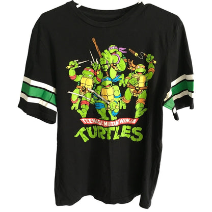 Nickelodeon Black Mutant Ninja Turtles Shirt L - Retro, Casual, Streetwear