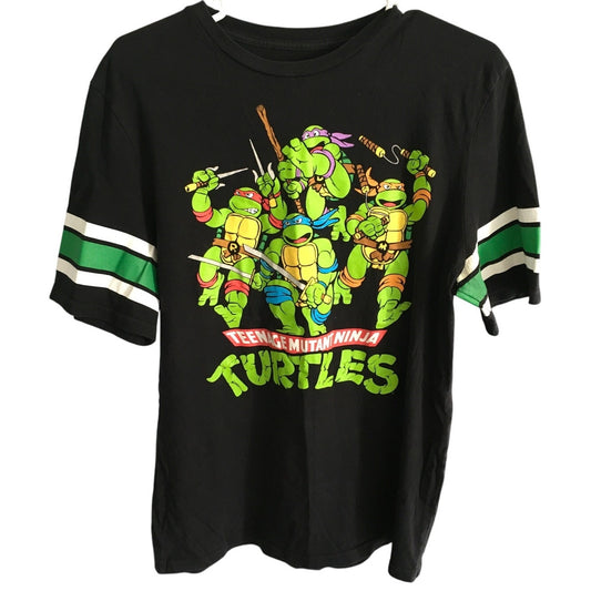 Nickelodeon Black Mutant Ninja Turtles Shirt L - Retro, Casual, Streetwear