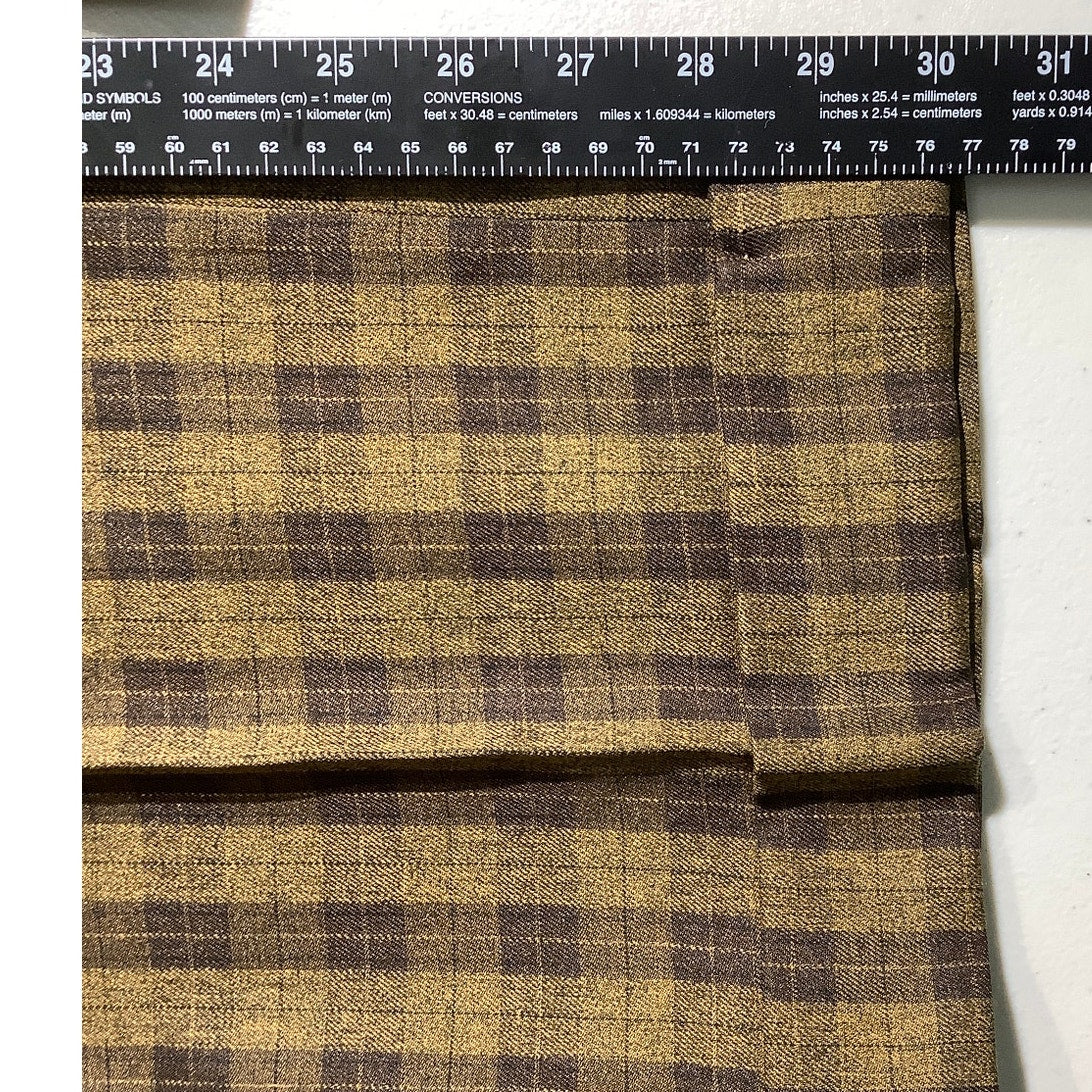 Giorgio Brutini Plaid Dress Pants Men’s 34W x 32L – Vintage, Formal, Cuffed Hem