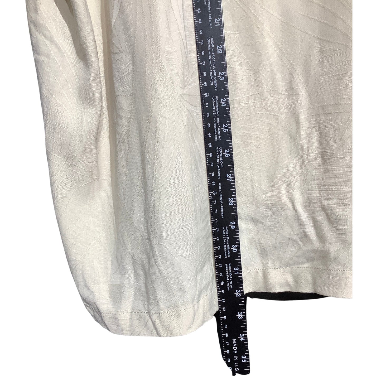Tommy Bahama Cream 70% Silk Camp Shirt Men’s XXL — Resort, Coastal, Tropical