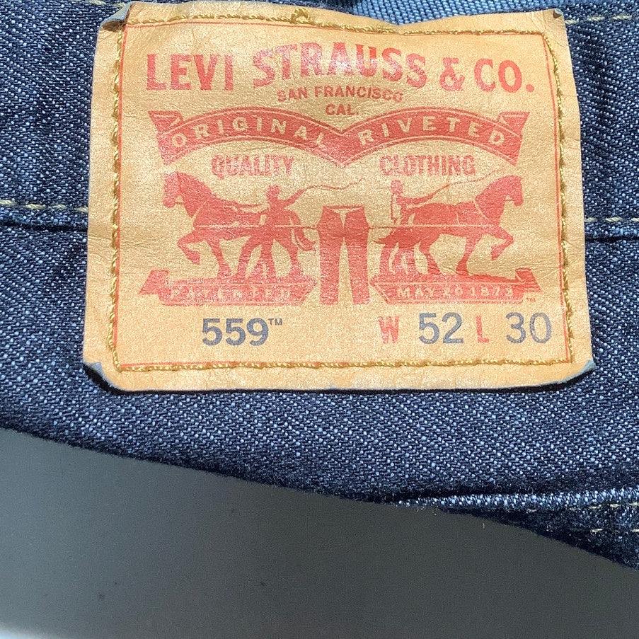 Levi's 559 Relaxed Straight Jeans Men’s Size 52W 30L— Relaxed, Classic, Comfort