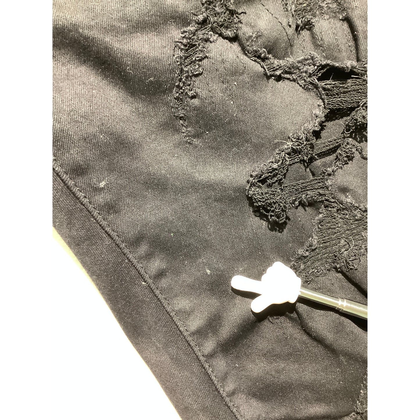 Smoke Rise Distressed Denim Shorts Men's Size 36 — Frayed, Streetwear, Biker