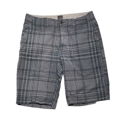 J. Ferrar Plaid Casual Flat Front Shorts Men’s Size 32W — Modern, Cotton, Casual