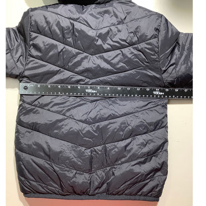 Abercrombie & Fitch Kids Black Puffer Jacket 7/8 – Lined, Hooded, Winter Coat