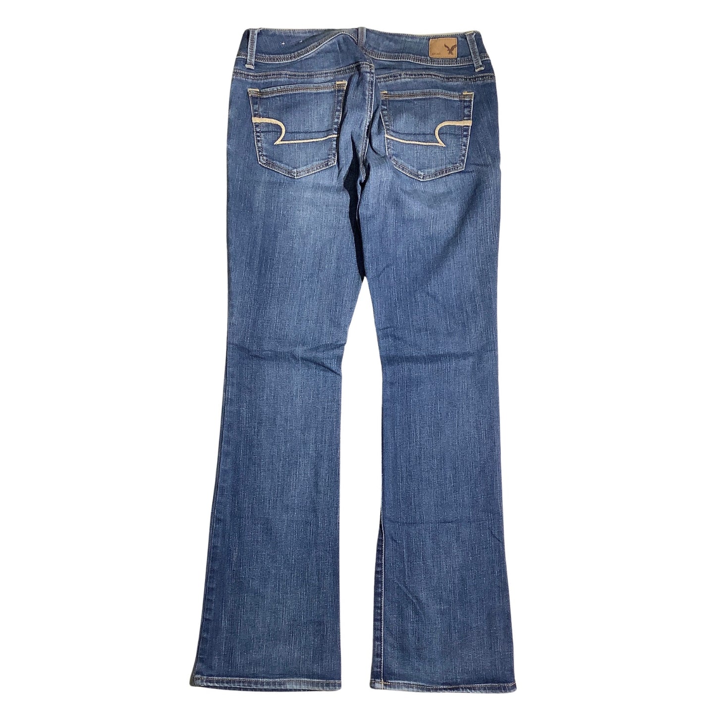 American Eagle Dark Wash Kick Boot Jeans Women 6 — Stretch, Flare, Casual