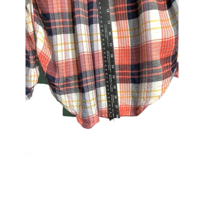 Lucky Brand Plaid Button-Up Shirt Women’s Small — Casual, Boho, Everyday