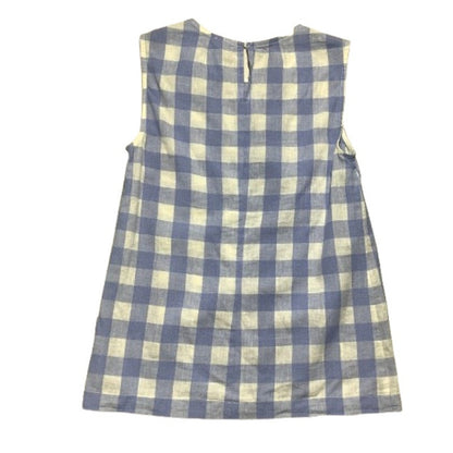 J. Crew Gingham Shell Top Women’s 00 — Linen Blend, Classic, Summer