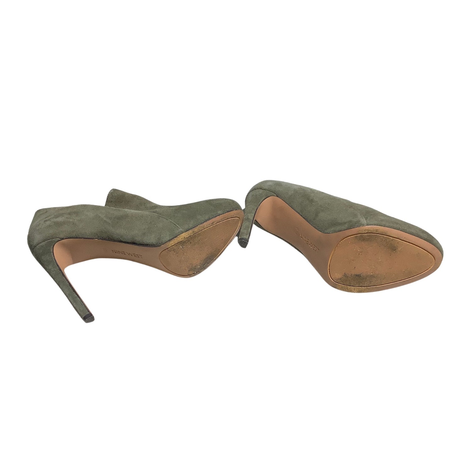 Nine West Nutcracker Suede Booties Women Size 6.5M — Office Siren, Fall, Chic