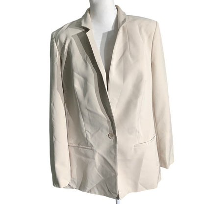 Express Dress Blazer Women’s M Single Button — Career, Minimalist, Professional