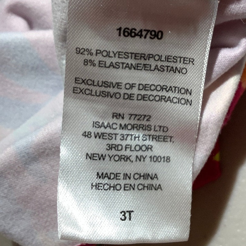 Tommy Bahama Toddler Floral Dress Size 3T — Ruffle Sleeve, Tropical, Vacation