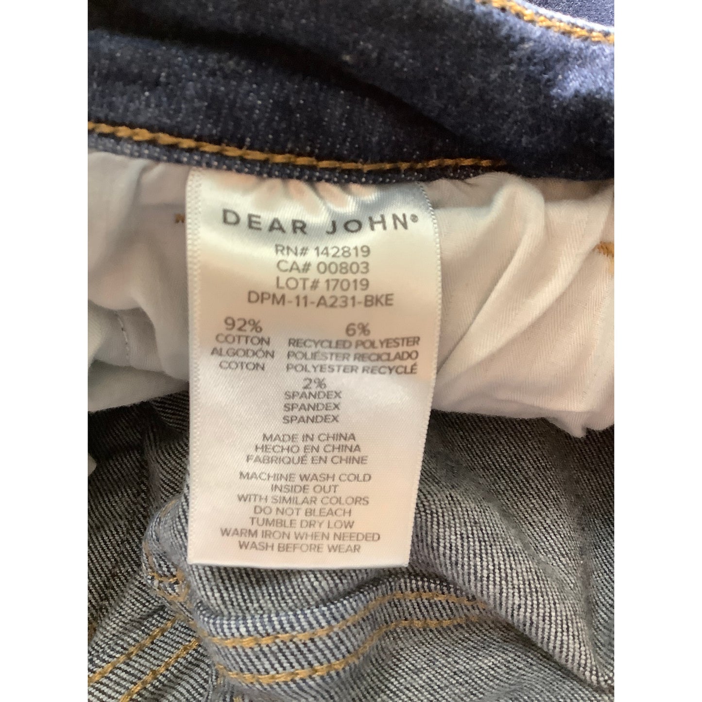 Dear John Gisele Skinny Jeans Women’s Size 30 – Dark Wash, Stretch, Slim Fit
