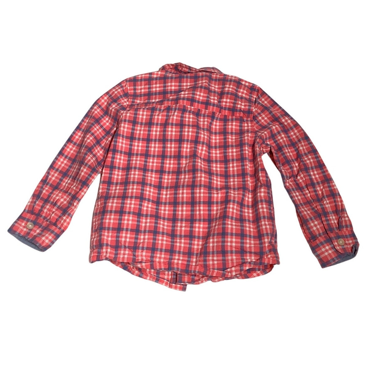 OshKosh B'Gosh Boys 4T Plaid Button-Down Shirt - Preppy, Classic, Picture Day