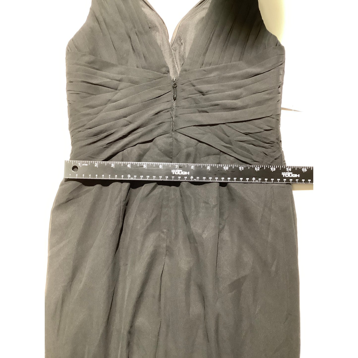 Azazie Black Formal Dress Women’s Size A6 – Elegant, Sleeveless, Classic