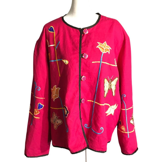 Alex Kim Pink Button-Up Top Size 2X – Cottagecore, Artsy, Boho