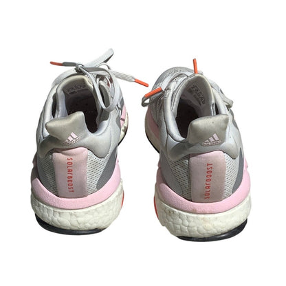 Adidas Women’s Running Shoes Size 9 — Grey, Solar Boost 21, Fresh Candy