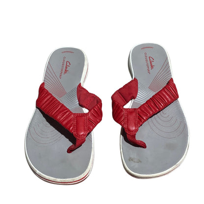 Clarks Breeze Rae Cloudsteppers Sandals Women’s 8 — Comfort, Lightweight, Casual