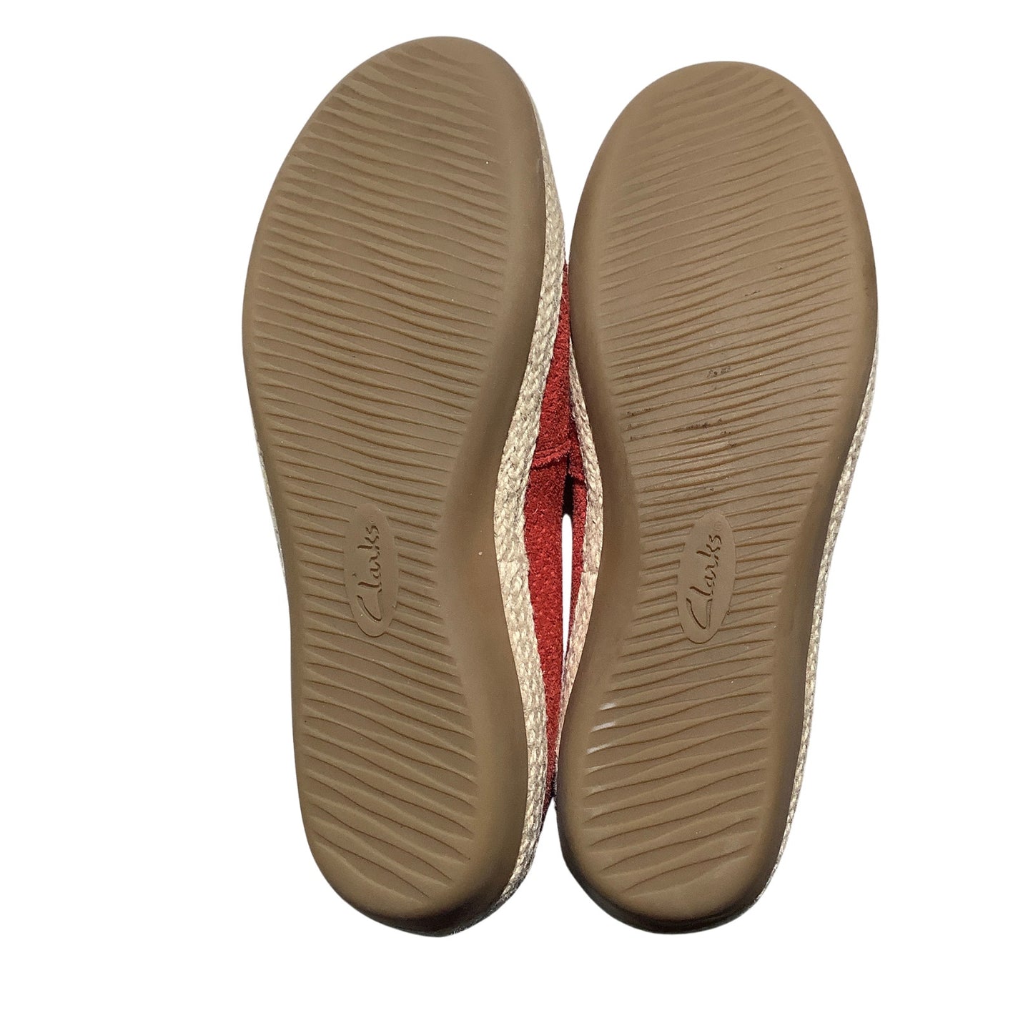 Clarks Suede Danelly Sky Slip-On Loafers Women 8M — Comfort, Casual, Espadrille