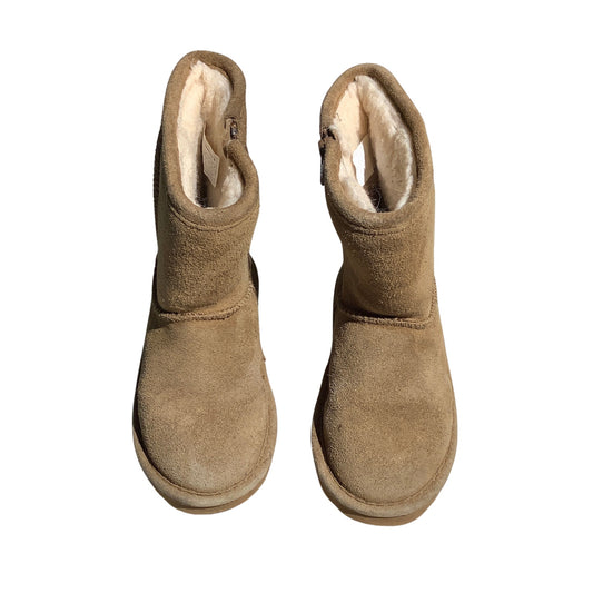 Bearpaw Fur Lined Suede Boots Toddler Size 12 Tan — Cozy, Winter, Classic