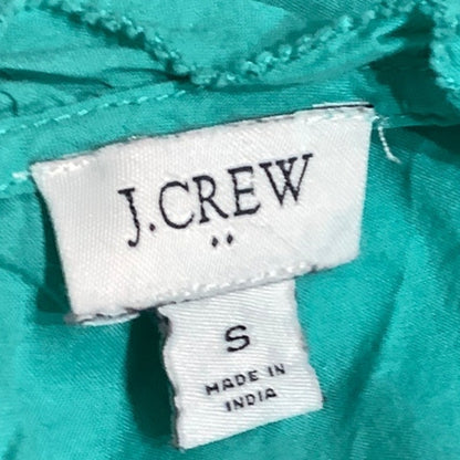 J.Crew Cyan Sleeveless Top w/ Eyelet Embroidery Small- Feminine, Preppy, Casual