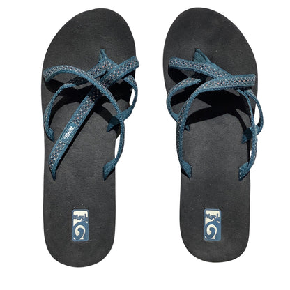 Teva Olowahu Flip Flops Women Size 10  — Beach, Casual, Summer